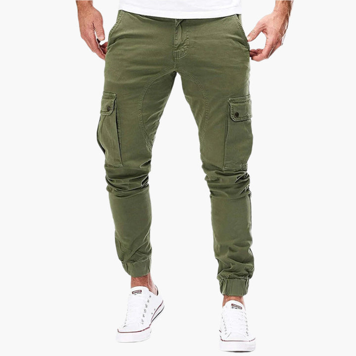 Nael Berlin | Herren Cargo Jogginghose – Moderne Streetwear Freizeithose mit Taschen und Elastikbund, Outdoor & Alltag