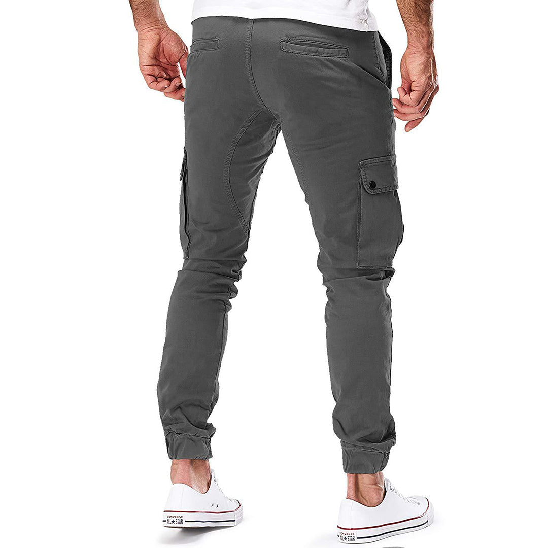 Nael Berlin | Herren Cargo Jogginghose – Moderne Streetwear Freizeithose mit Taschen und Elastikbund, Outdoor & Alltag