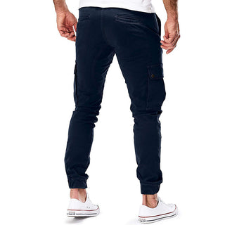 Nael Berlin | Herren Cargo Jogginghose – Moderne Streetwear Freizeithose mit Taschen und Elastikbund, Outdoor & Alltag
