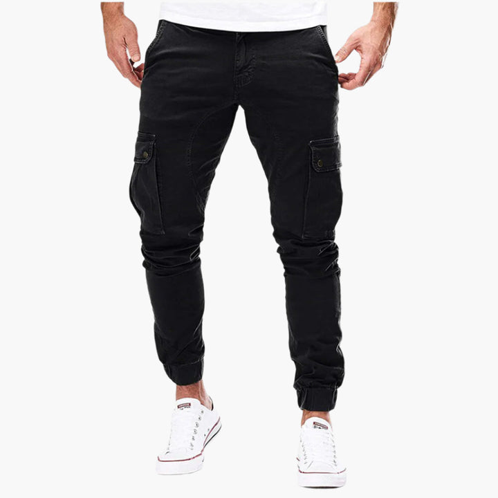 Nael Berlin | Herren Cargo Jogginghose – Moderne Streetwear Freizeithose mit Taschen und Elastikbund, Outdoor & Alltag