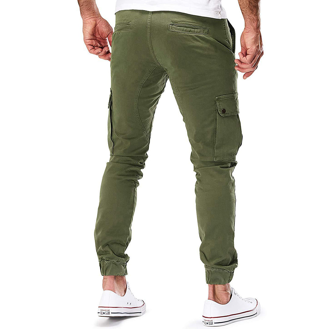 Nael Berlin | Herren Cargo Jogginghose – Moderne Streetwear Freizeithose mit Taschen und Elastikbund, Outdoor & Alltag