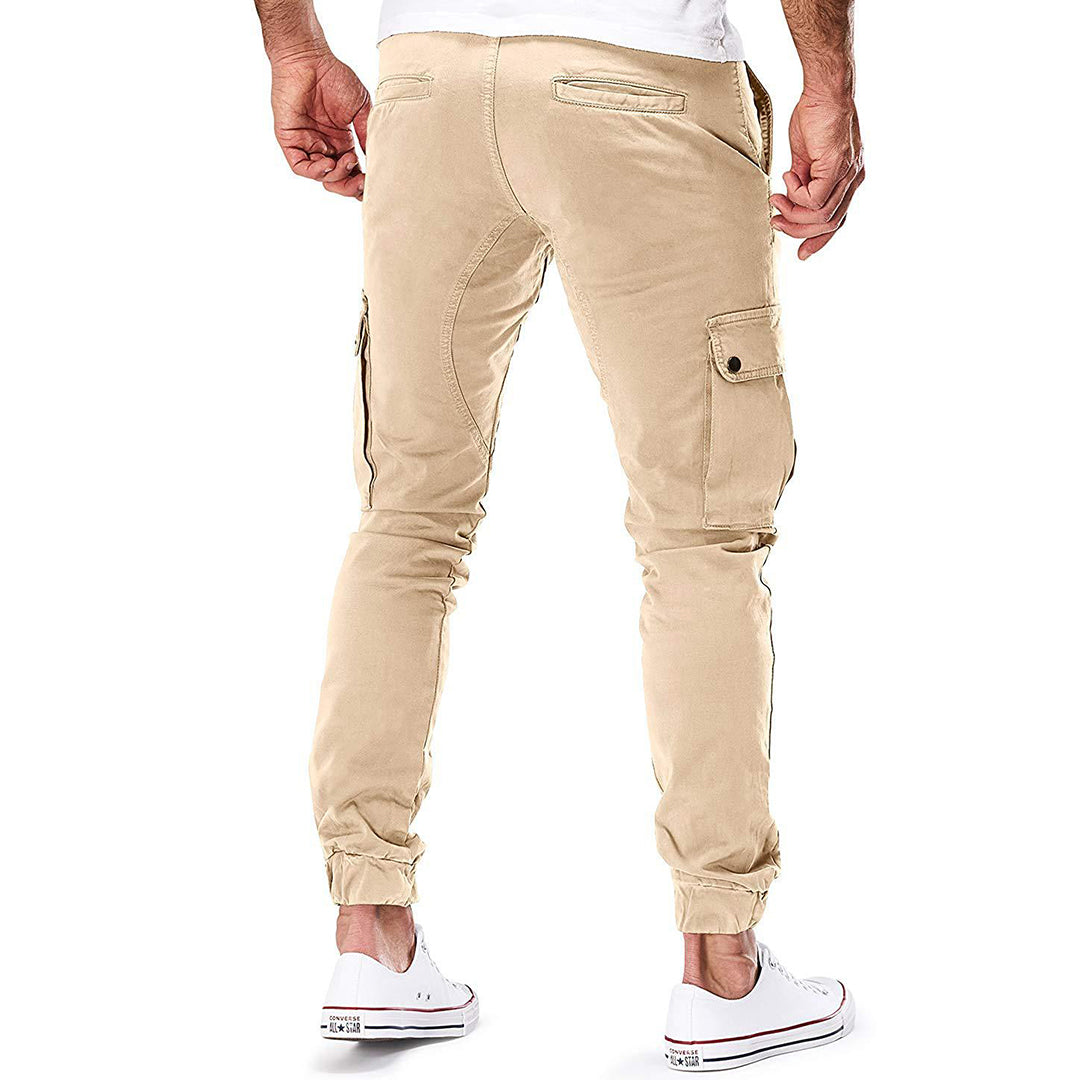 Nael Berlin | Herren Cargo Jogginghose – Moderne Streetwear Freizeithose mit Taschen und Elastikbund, Outdoor & Alltag