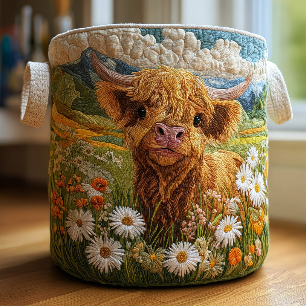 Bloom Highland – Gesteppter Wäschekorb