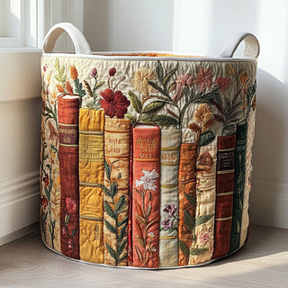 Büchergarten – Gesteppter Wäschekorb