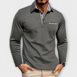 Nael Berlin | Klassisches Langarm-Poloshirt