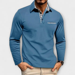 Nael Berlin | Klassisches Langarm-Poloshirt