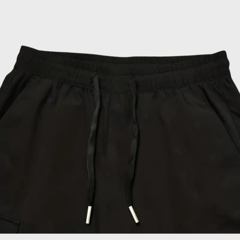 Nael Berlin | Herren Cargo Jogginghose – Lila Streetwear-Hose mit Reißverschlusstaschen & Bündchen