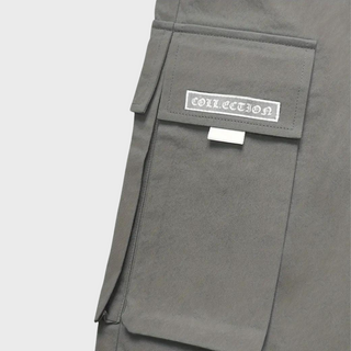 Nael Berlin | Herren Cargo Jogginghose – Lila Streetwear-Hose mit Reißverschlusstaschen & Bündchen