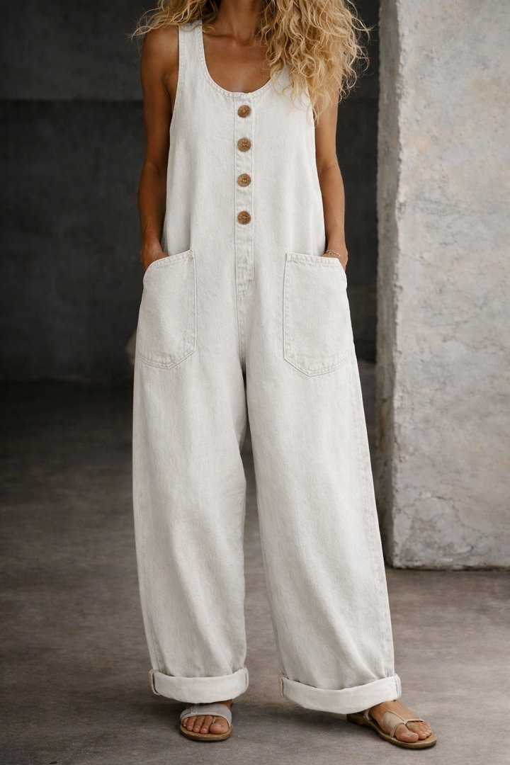 Willy | Vintage-Latzhose aus gewaschener Baumwolle