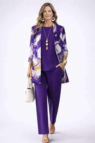 Gavina | Elegantes 3-teiliges Casual-Set