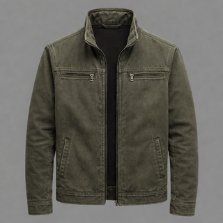 Carlos Vintage-Baumwolljacke für Herren in Grün