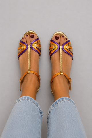 Viviana | Sandalen in Mediterranen Farbtönen