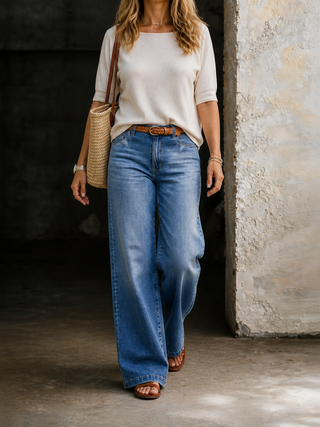 Madie | Vintage High-Waist-Jeans