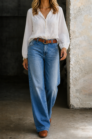 Madie | Vintage High-Waist-Jeans