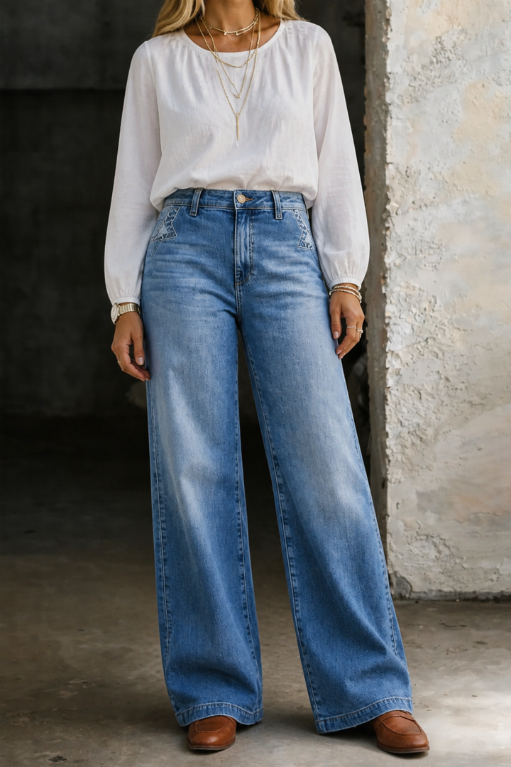 Madie | Vintage High-Waist-Jeans