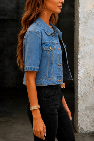 Jessica | Kurze Jeansjacke