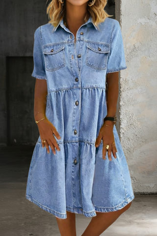 Sophia | Elegant-lässiges Jeanskleid