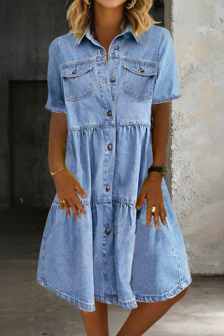 Sophia | Elegant-lässiges Jeanskleid