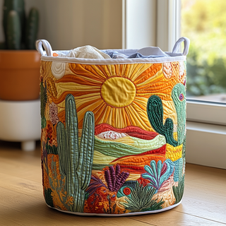 Sonnenschein – Gesteppter Wäschekorb