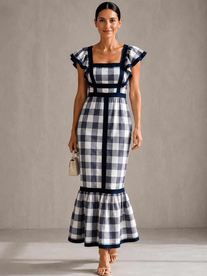 Dianne | Langes Streifenkleid