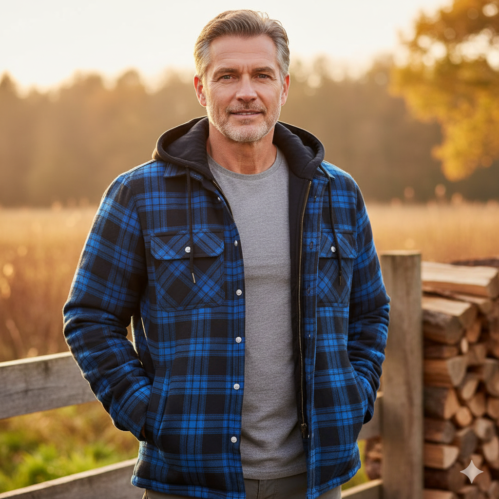 Nael Berlin | Warme Herrenjacke aus Premium Wollmix