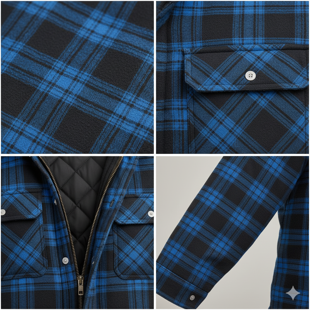 Nael Berlin | Warme Herrenjacke aus Premium Wollmix