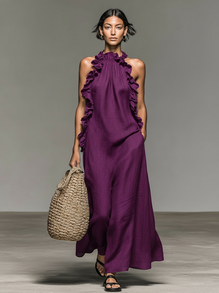 Lua – Maxikleid mit fließender Silhouette