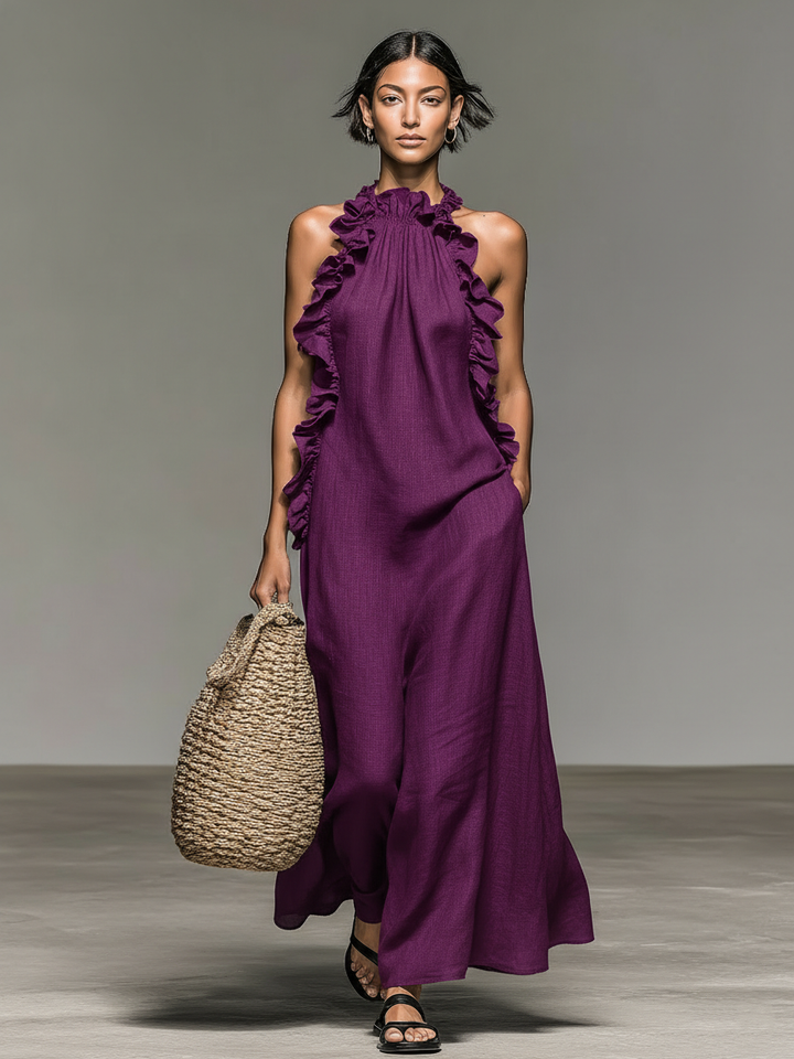 Lua – Maxikleid mit fließender Silhouette