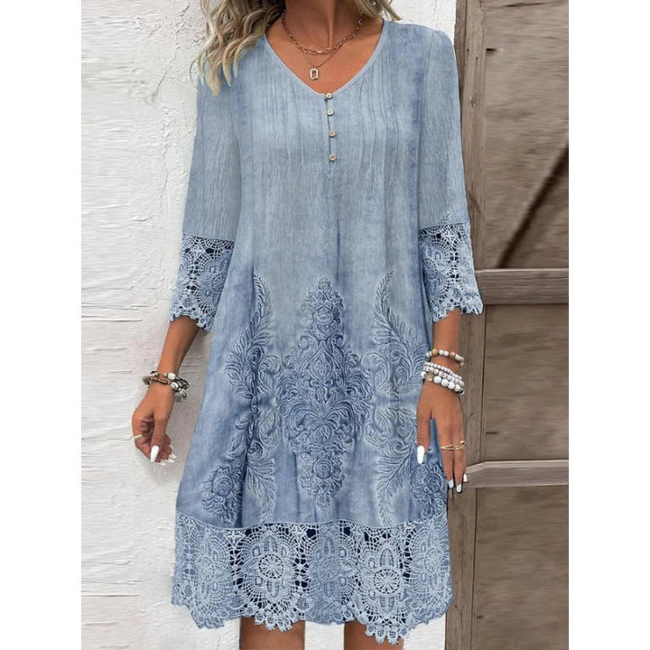 Timeless – Midikleid mit Spitze für Cocktailanlässe
