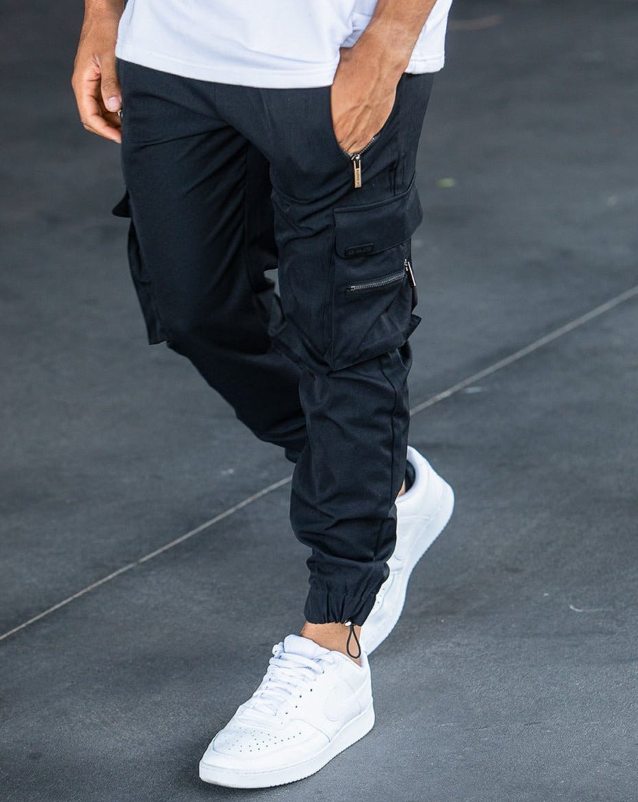 Nael Berlin | Schwarze Cargo-Hose (1 kaufen, 1 GRATIS dazu)