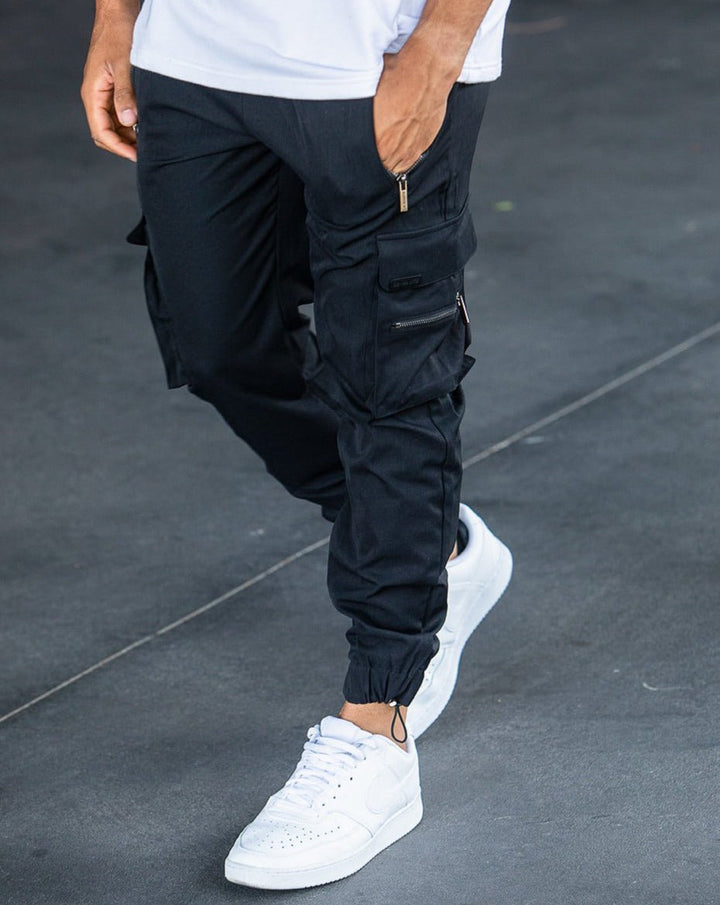 Nael Berlin | Schwarze Cargo-Hose (1 kaufen, 1 GRATIS dazu)