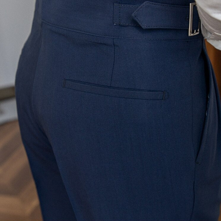 Nael Berlin | Ellis - Klassische Hose Mit Hoher Taille Und Schnallenverschluss Für Herren