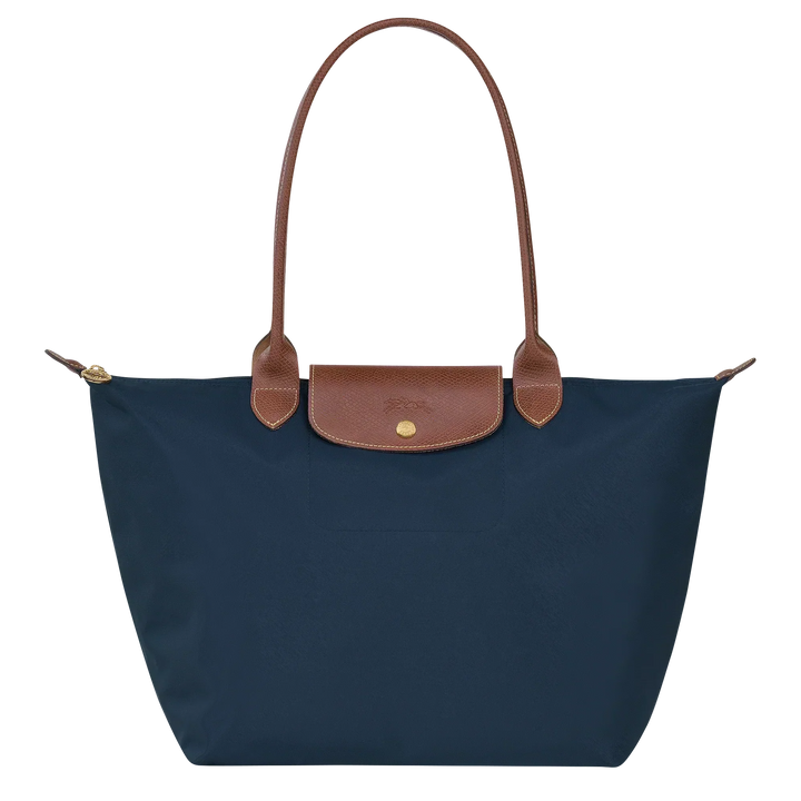 Klassische Tasche - Große Le Pliage Tote, Marineblau