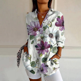 Mayla | Vintage Blumenbluse
