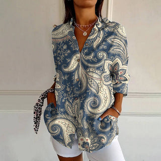 Mayla | Vintage Blumenbluse