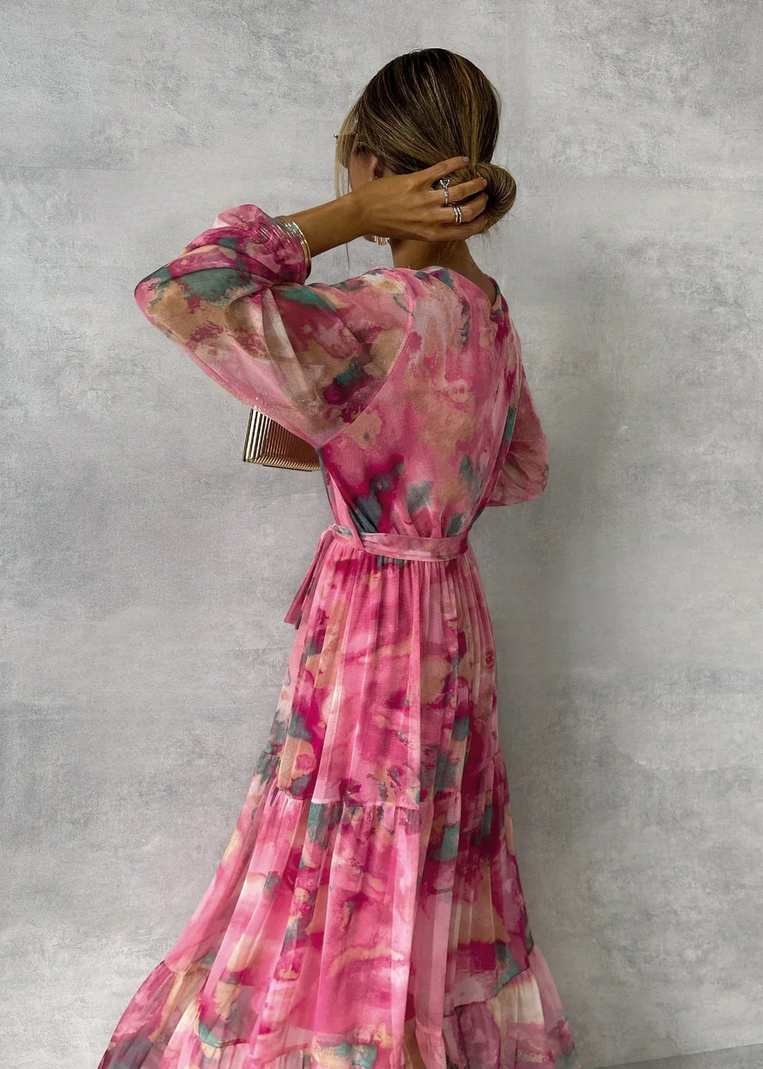 Hazel | Wickelkleid mit Blumendruck