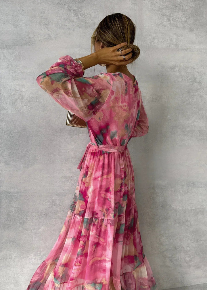 Hazel | Wickelkleid mit Blumendruck