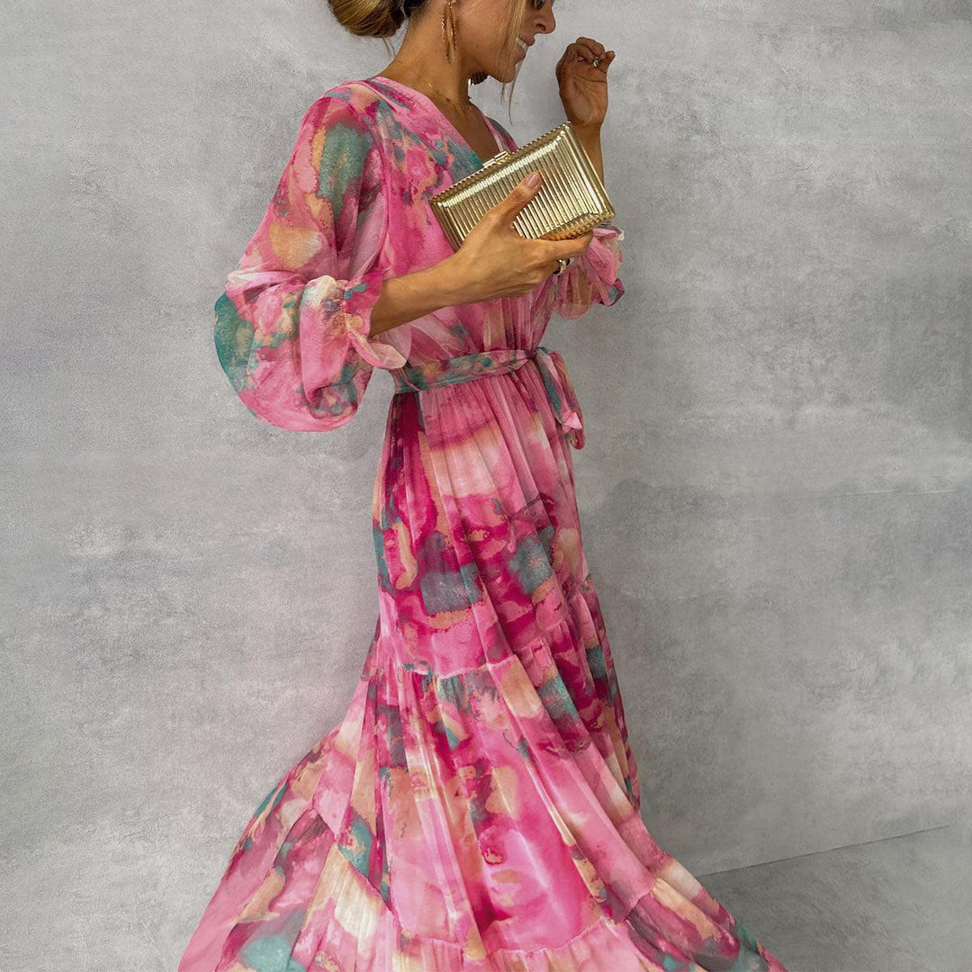 Hazel | Wickelkleid mit Blumendruck