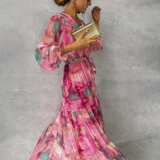 Hazel | Wickelkleid mit Blumendruck