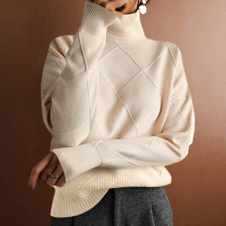 Kylie | Strukturierter Rollkragenpullover