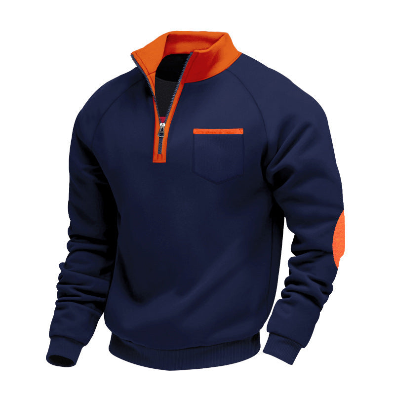 Nael Berlin | Herren-Fleece-Half-Zip-Pullover