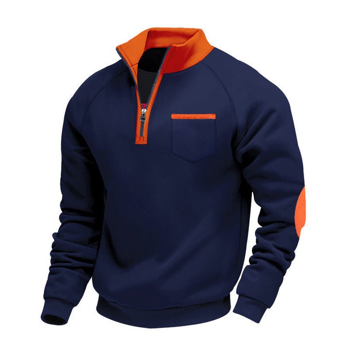 Nael Berlin | Herren-Fleece-Half-Zip-Pullover