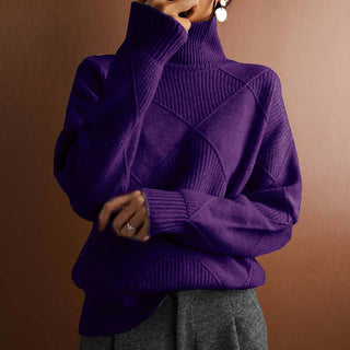 Kylie | Strukturierter Rollkragenpullover