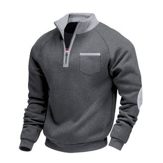 Nael Berlin | Herren-Fleece-Half-Zip-Pullover