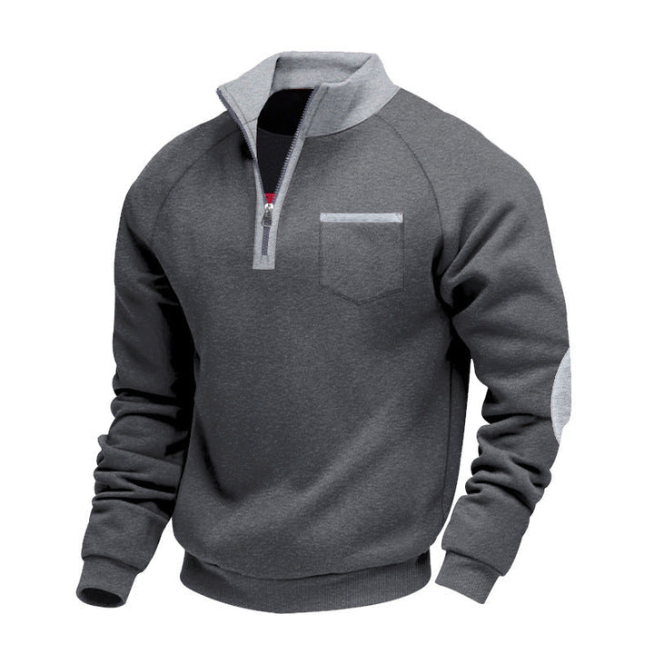 Nael Berlin | Herren-Fleece-Half-Zip-Pullover