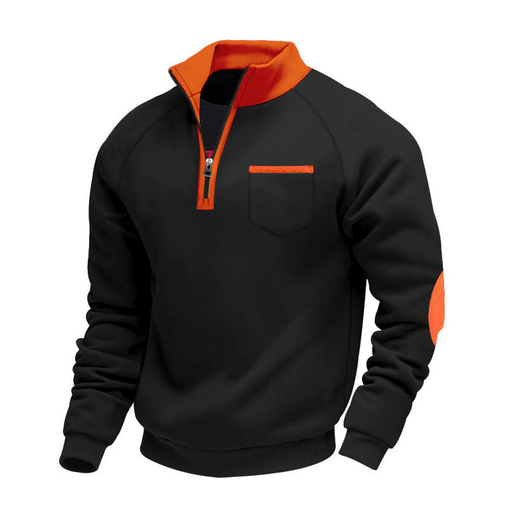 Nael Berlin | Herren-Fleece-Half-Zip-Pullover