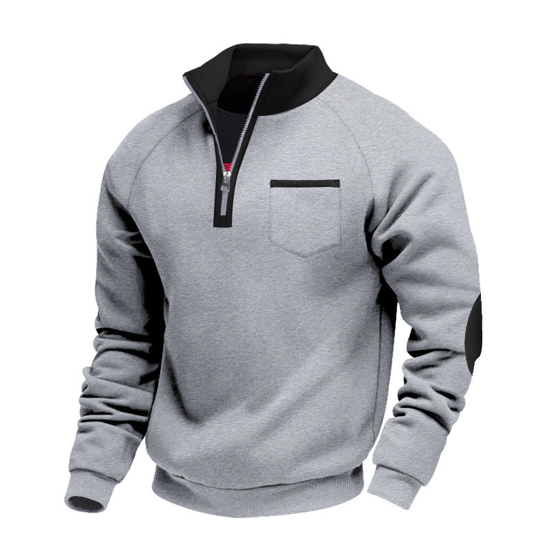 Nael Berlin | Herren-Fleece-Half-Zip-Pullover