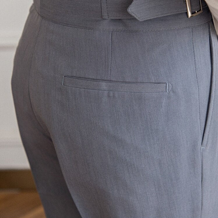 Nael Berlin | Ellis - Klassische Hose Mit Hoher Taille Und Schnallenverschluss Für Herren
