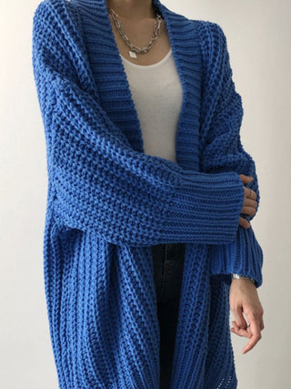 Oversized Strickjacke mit offenem Schnitt