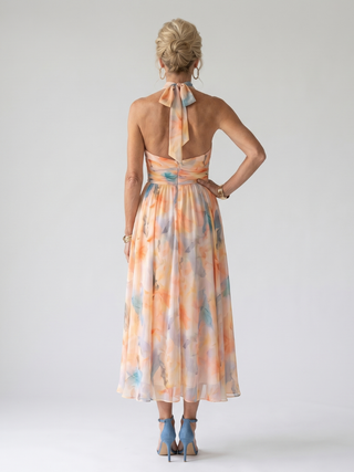 Elin | Weiches Halter Midi Kleid